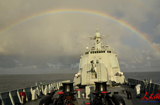 海軍第十批護航編隊  2011年11月2日起航，2012年5月5日返港，編隊由海口導彈驅逐艦、運城導彈護衛艦、青海湖綜合補給艦，以及艦載直升機和特戰隊員組成
