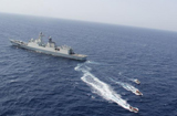 海軍第十二批護航編隊2012年7月3日起航，編隊由益陽導彈護衛艦、常州導彈護衛艦和千島湖綜合補給艦組成，編隊搭載直升機2架、特戰隊員數十名，任務官兵近800人