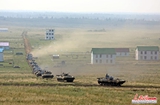 俄軍坦克集群