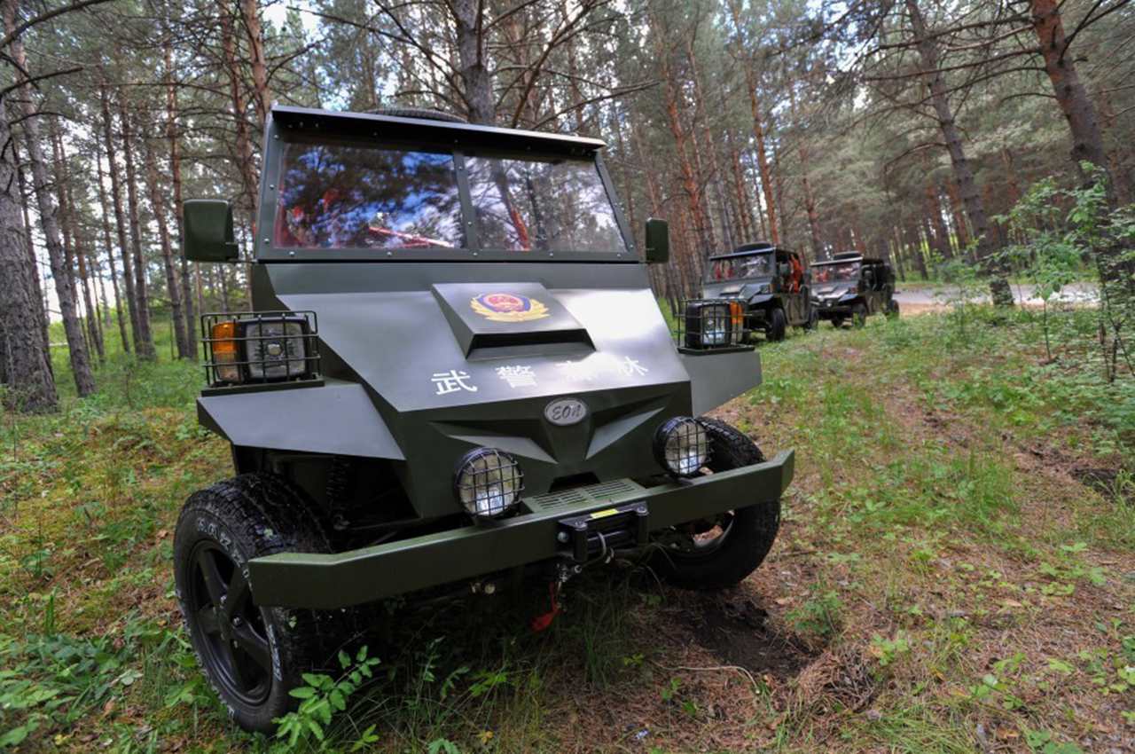 高清森警部队配备新全地形巡逻车造型奇特