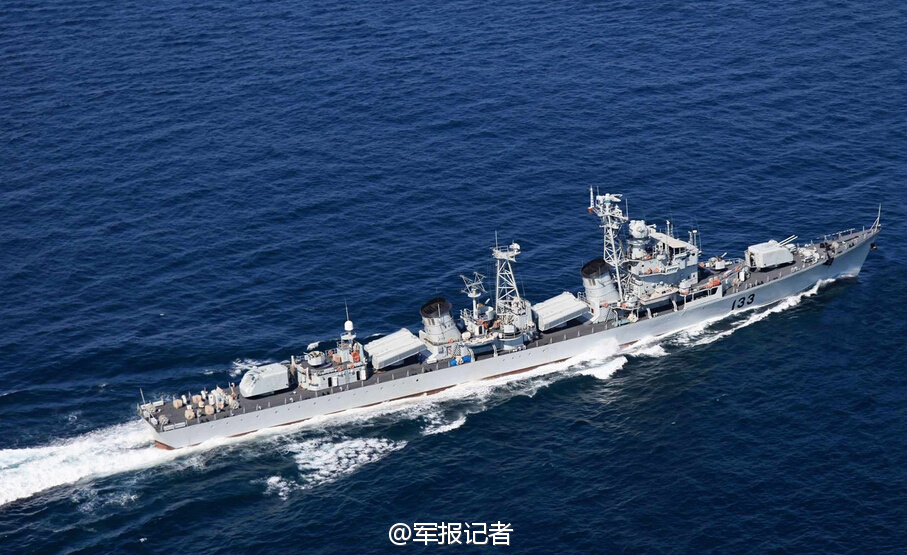重庆舰退役:航程超15万海里 首巡曾母暗沙