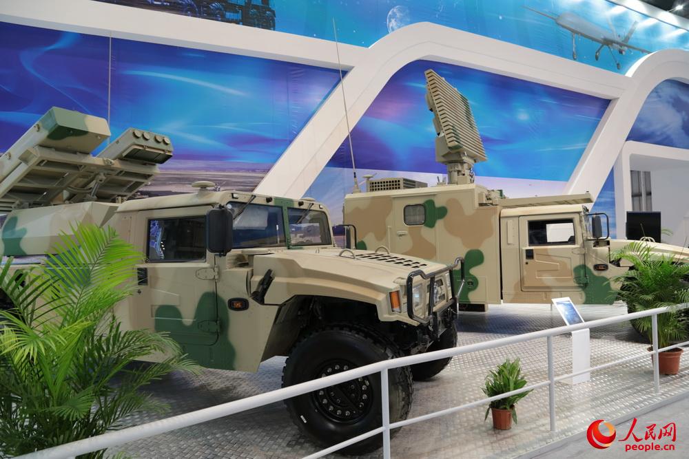 高清:国产飞豹六号丙车载轻型防空导弹武器系