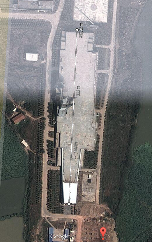 組圖:衛星照片曝華中正建造陸地航母艦隊【9】