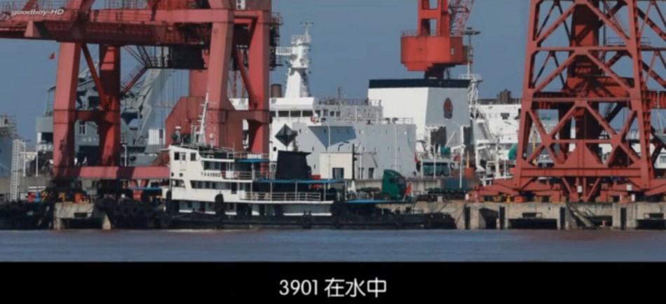 組圖:疑似國產萬噸海警船安裝艦炮【7】