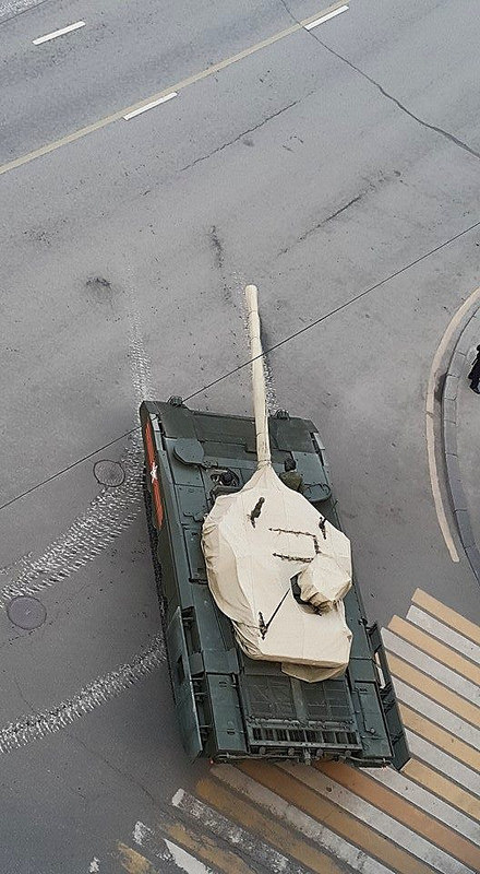 高清：俄軍裝備開進莫斯科閱兵彩排【6】