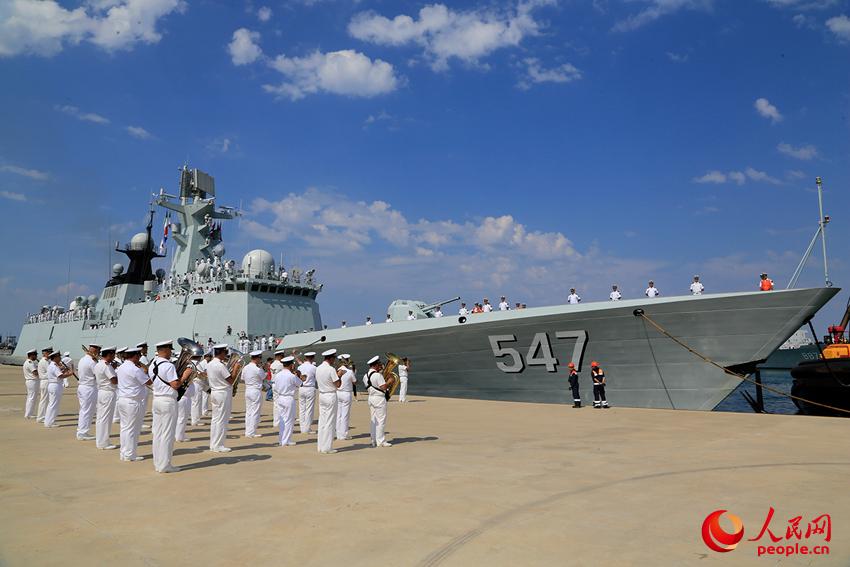 中国海军舰艇编队访问意大利 军舰将向意军开放 图 军事 人民网