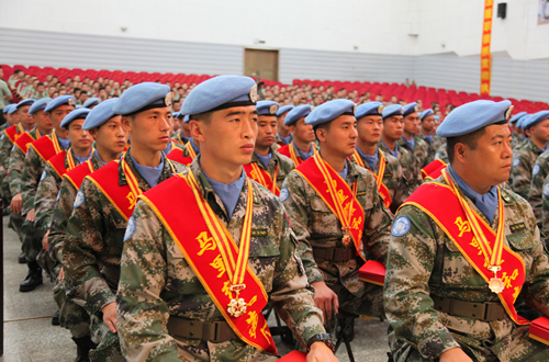 中国第二批赴马里维和部队总结表彰大会举行