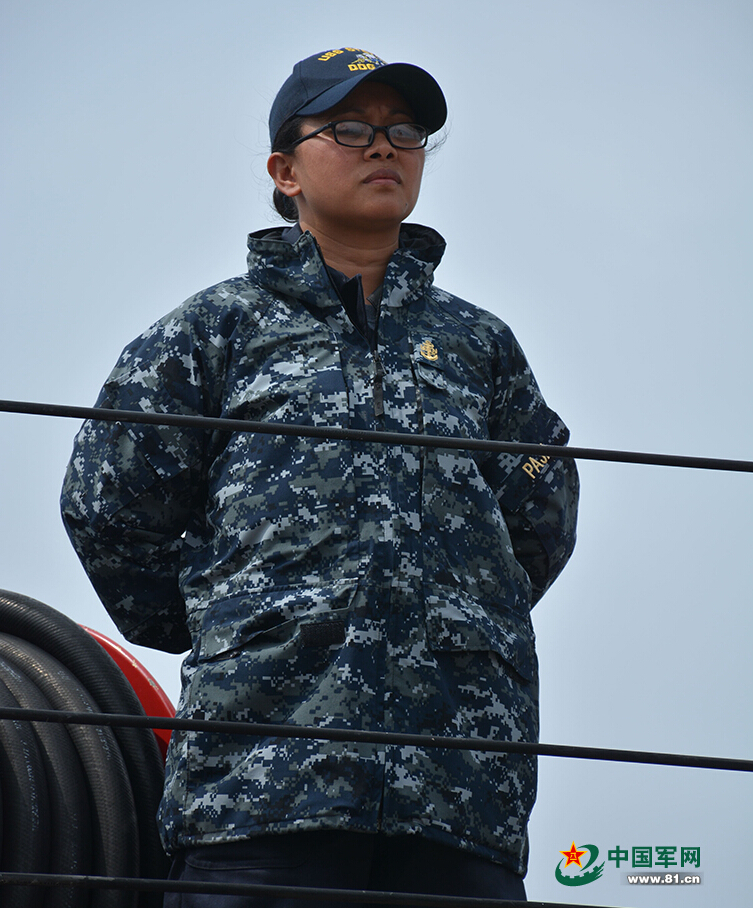 高清:美海軍“斯特蒂姆”號驅逐艦訪問青島【10】
