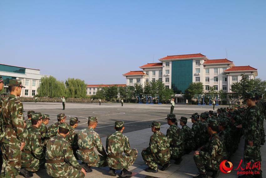 武警内蒙古森林总队新兵团精细组训备战队列会