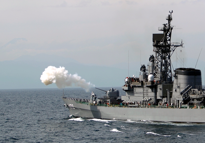高清:日本主力戰艦傾巢出動海上閱兵【7】
