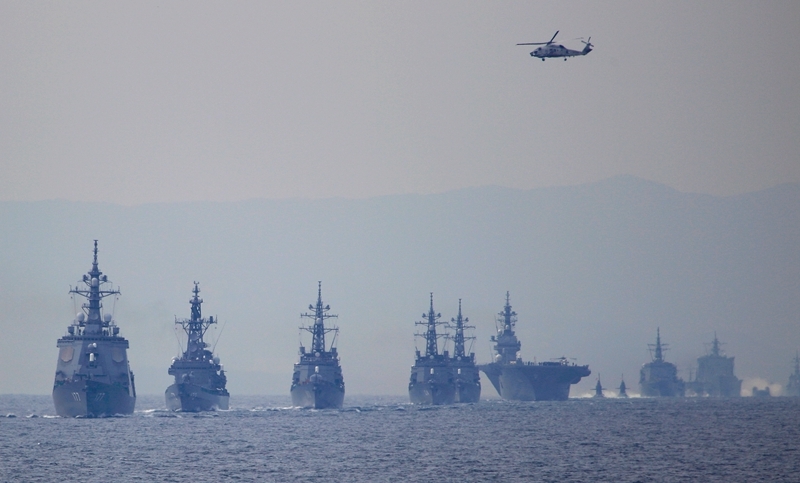 高清:日本主力戰艦傾巢出動海上閱兵【2】