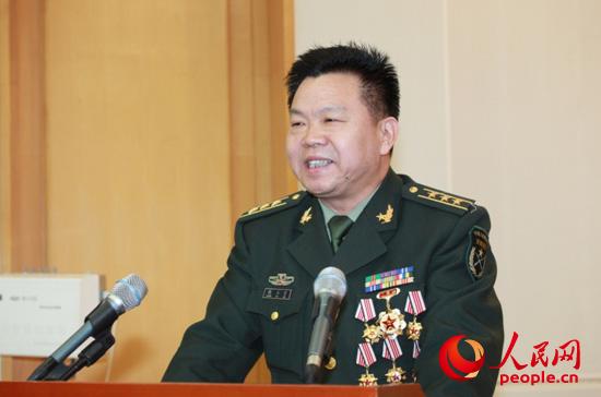 2013年1月25日，陳玉晉同志在全軍審計先進典型報告會上做匯報發言