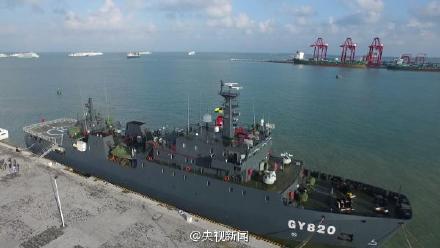 中國陸軍最大船艇入列海南三沙(圖)