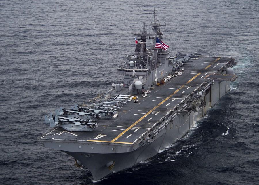 高清:秀武力！美韓等國19艘主力艦日本海演習