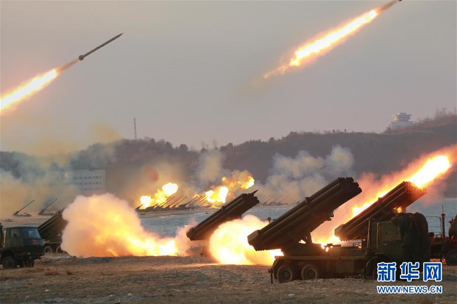 高清:朝鮮舉行針對首爾的史上最大規模炮兵訓練【3】