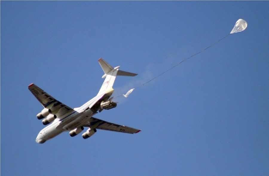使用“瓜田-U”降落傘系統可以有效減輕空降著陸時車內乘員的超負載問題。