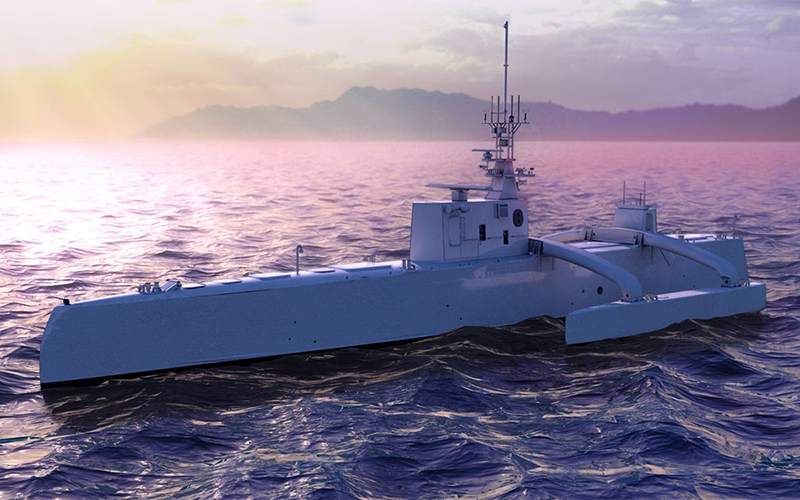 “海上獵人”擁有速度和航程優勢。（來源：DARPA）