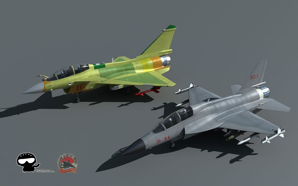 高清:中國首架雙座版梟龍戰機開鉚【4】