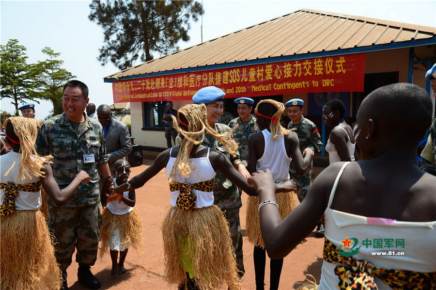 高清:刚果(金)维和任务区有个中国半岛