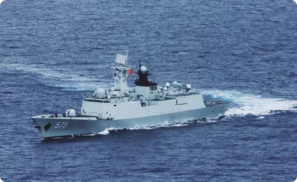 參加環太軍演，代表中國海軍首次登上美歐等海軍強國的競技舞台。