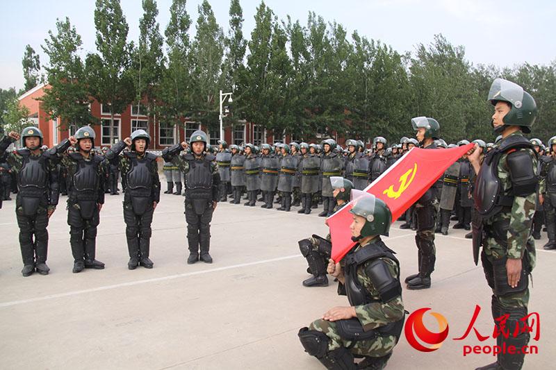 組圖：走進武警北京總隊十八支隊訓練場