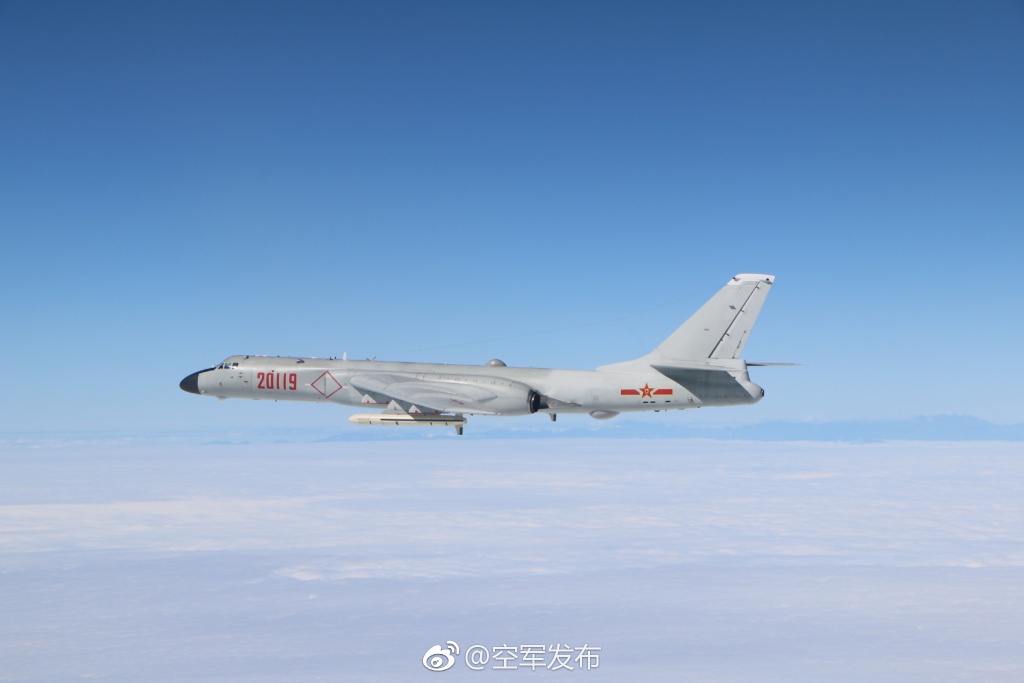 “繞島巡航” 中國空軍出動轟-6K等多型戰機遠洋訓練【2】
