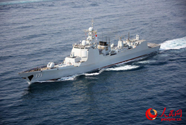 海口艦美圖賞析 開創了人民海軍史上多個第一