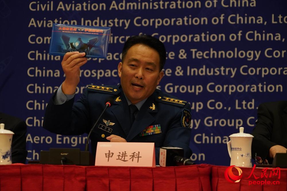申進科 空政宣傳局副局長、中國空軍新聞發言人。陳悅攝