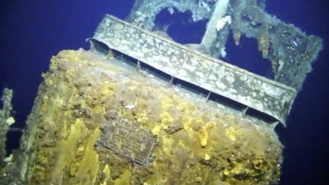 美国失踪75年的二战时期潜艇在冲绳附近海底被发现 疑曾遭轰炸