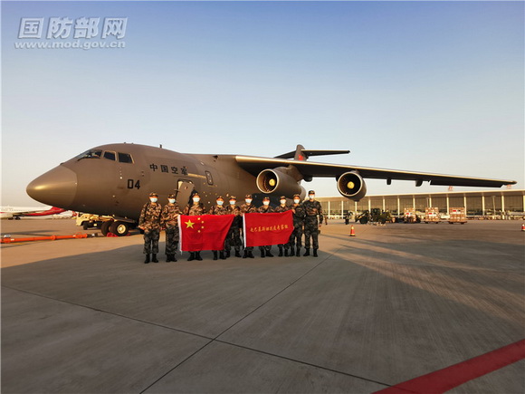 中國人民解放軍向巴基斯坦、緬甸、老撾軍隊提供緊急抗疫物資援助並派遣專家組