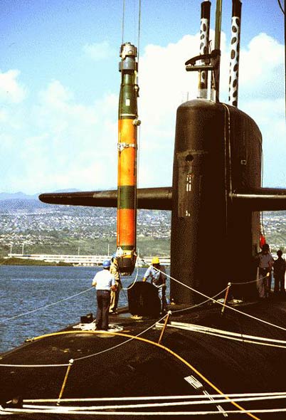 資料圖：美海軍洛杉磯級核動力攻擊潛艇加裝MK48重型魚雷