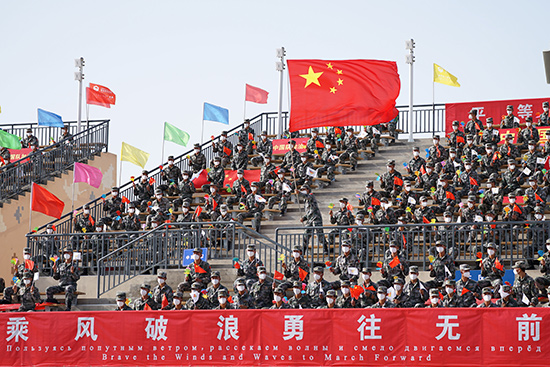 “国际军事比赛-2021”中国库尔勒赛区开幕