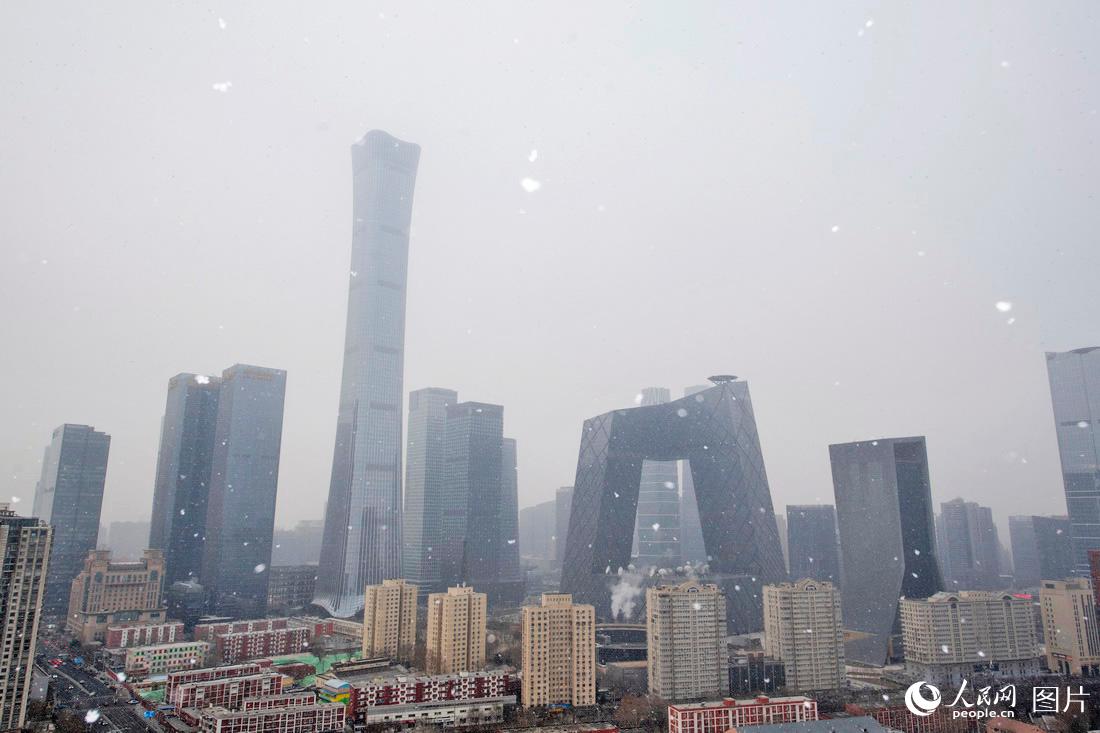 北京迎來瑞雪