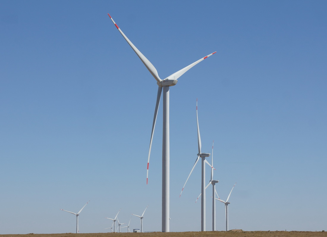中哈合作的中亞最大風電項目——札納塔斯100兆瓦風電項目