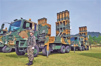 韩国中程地空导弹防御系统。