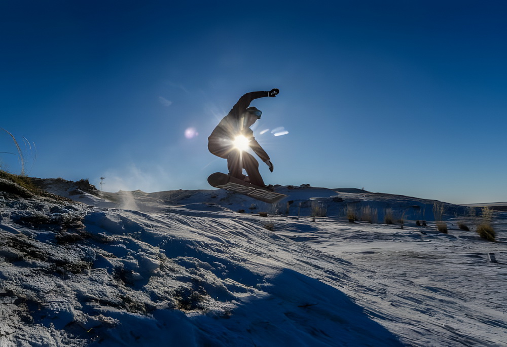 草原滑雪“頭號玩家”