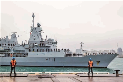 新西兰海军澳新军团级“特马纳”号护卫舰。