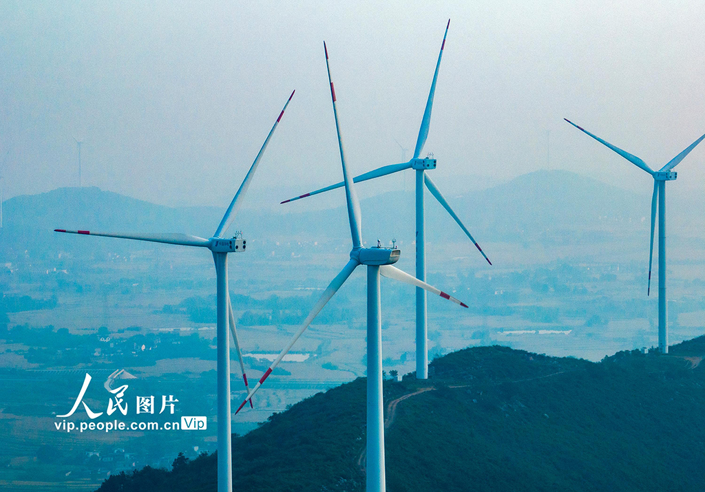 安徽無為：風能發電助力低碳發展