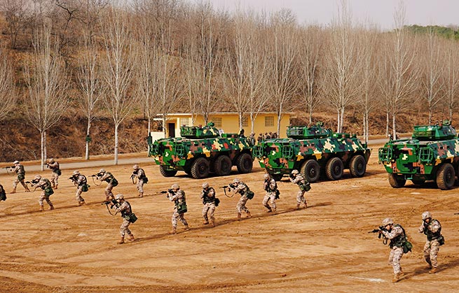 武警第一機動總隊某支隊通過學習光輝戰史激發練兵動力