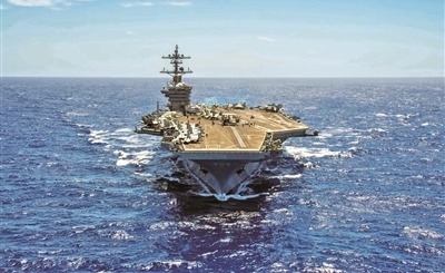    6月22日�，启程参加环太军演的美海军“卡尔·文森”号航母。</p><p style=