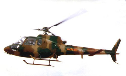 陆航装备的国产直-11型直升机,该型直升机将参加本届航展