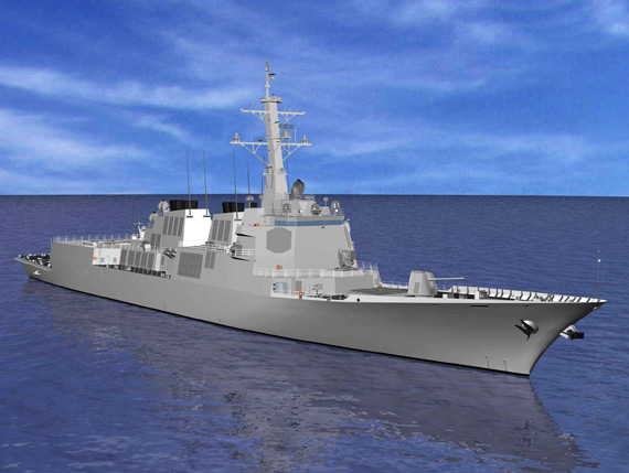 韩国研制新型宙斯盾战舰 性能力压日本