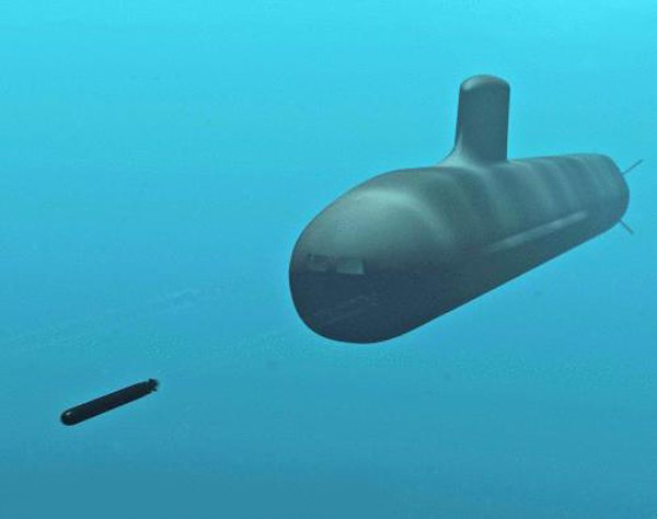 法国核潜艇将装备改进型黑鲨鱼雷