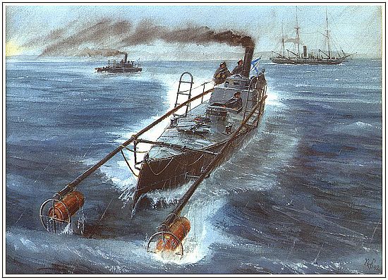 组图:超强!苏联海军战舰手绘图 (7)