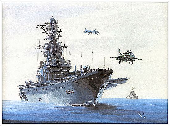 苏联海军战舰手绘图(5)