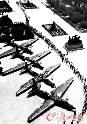 1962年9月至1967年9月，空军地空导弹部队共击落国民党空军U-2型高空侦察机5架，这是在北京军事博物馆展出的其中4架U-2型飞机残骸。