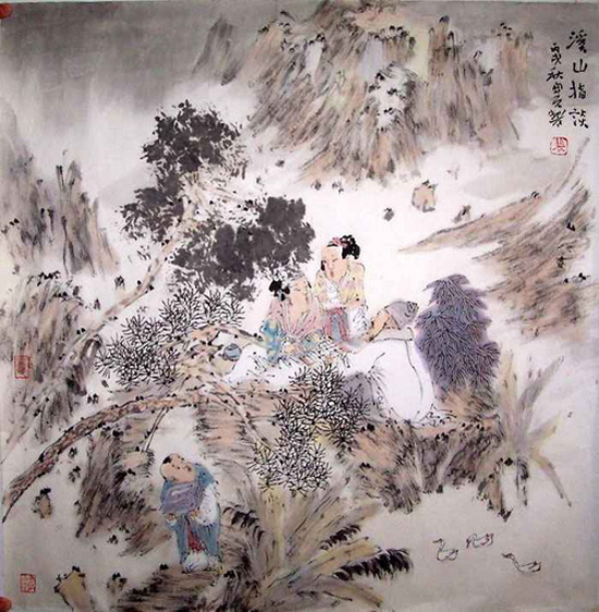 著名军旅画家裴开元、蒋彦在肇庆举办中国画联