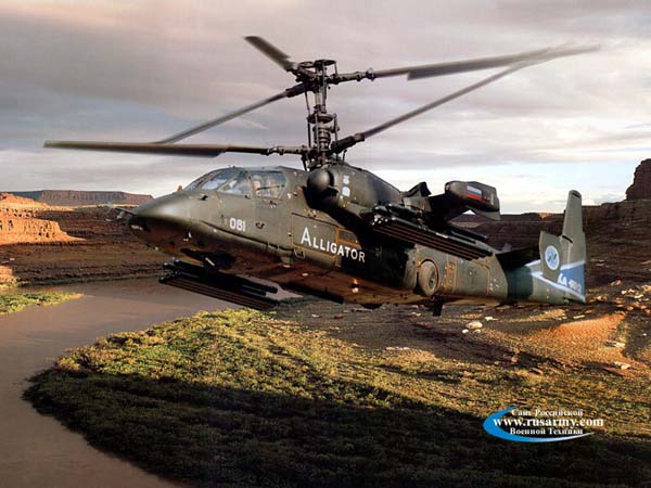 组图:短吻鳄卡-52型武装直升机