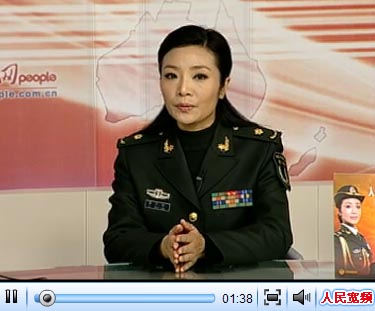 穿军装的<em>川妹子</em><em>李丹阳</em>畅谈入伍经历--军事--人