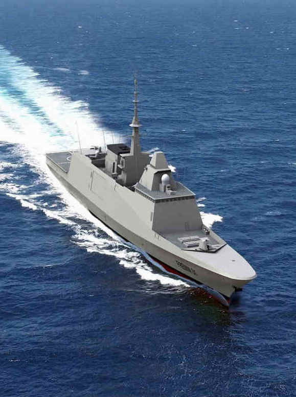 法国第一艘多功能护卫舰下水 排水量为6040吨